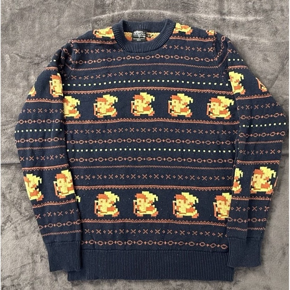 The Legend Of Zelda Sweater Mens Large Christmas Winter Retro Video Game